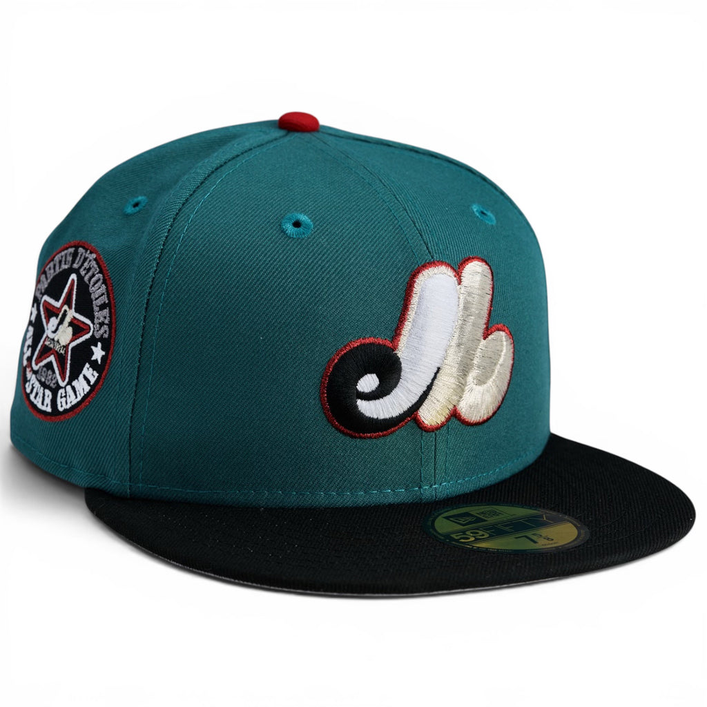 Montreal Expos 🕷️ MILESVERSE 🕷️  New Era 59Fifity Fitted hat - Pine Needle / Black
