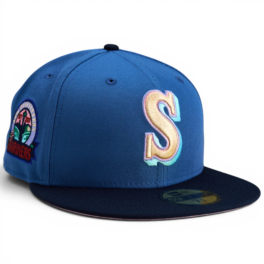 Seattle Mariners "OHANA 626" New Era 59Fifty Fitted Hat - Seashore / Navy