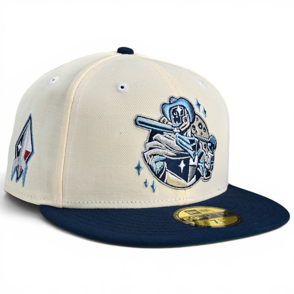 Sugarland Space Cowboys ⭐️ DEM SPACE BOYS ⭐️ New Era 59Fifity Fitted hat - Chrome White / Navy