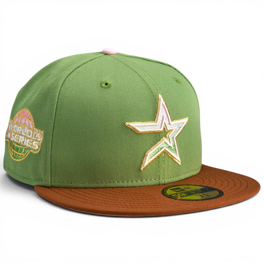 Houston Astros “MATCHA” New Era 59Fifty Fitted Hat - Matcha / Toasted Peanut