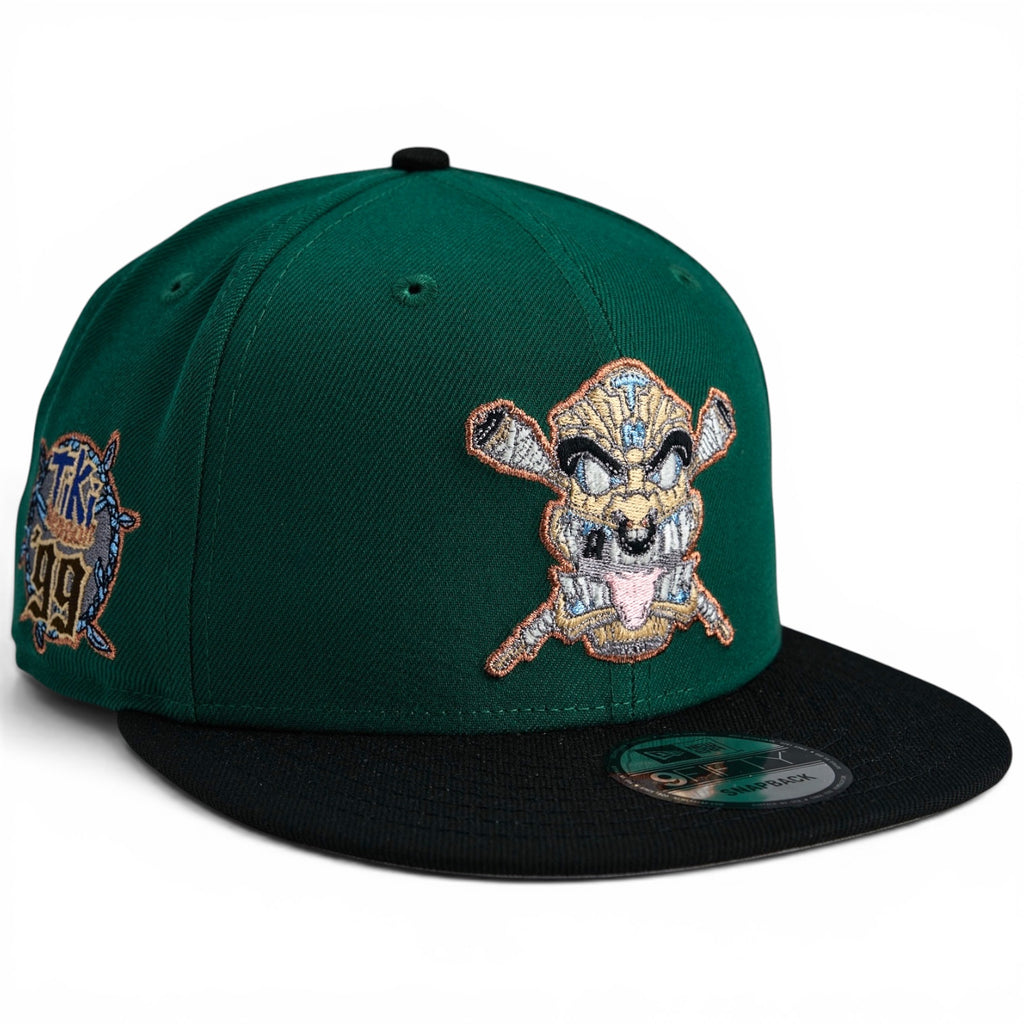 Tikiman New Era 9Fifty Snapback - Dark Green / Black