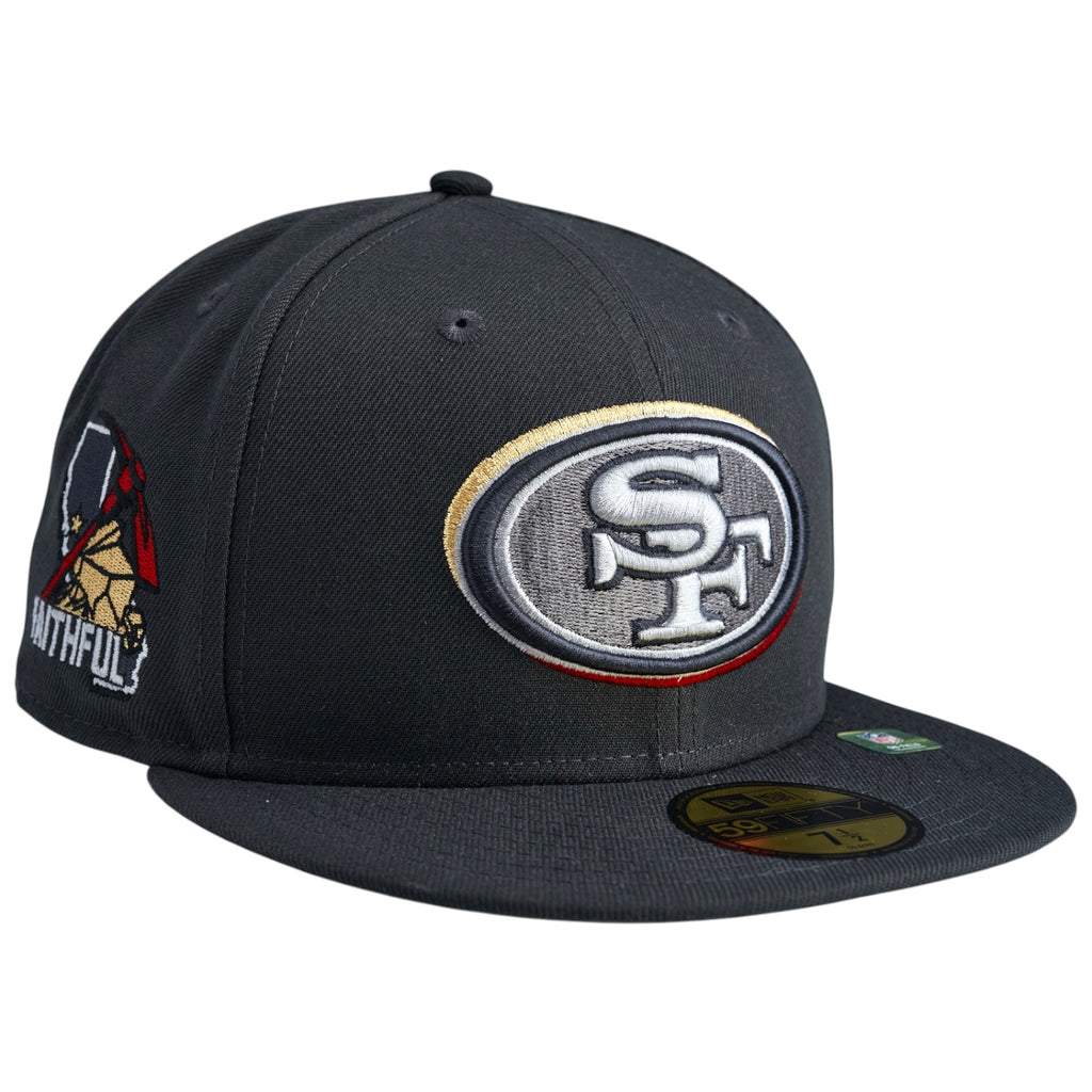 San Francisco 49ers 2024 NFL Draft New Era 59Fifty Fitted Hat - Charcoal