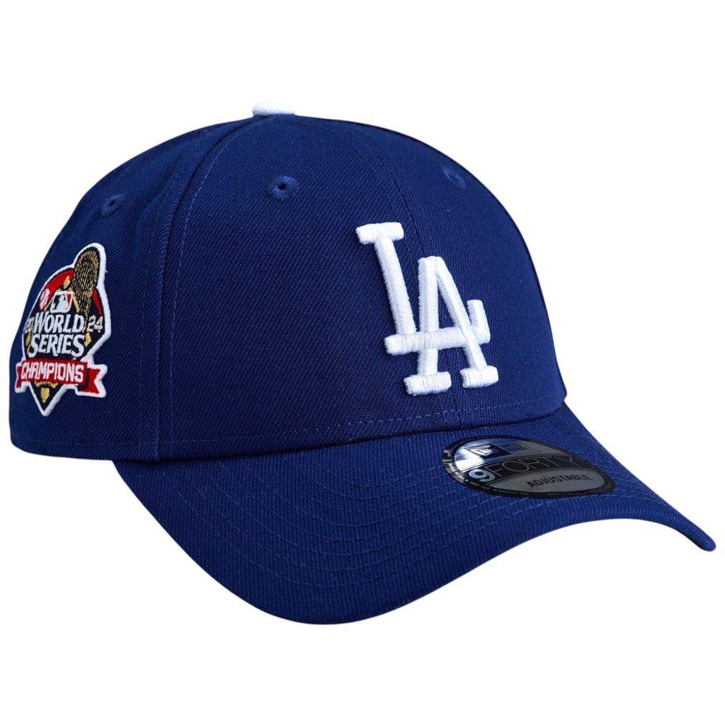 Los Angeles Dodgers 2024 World Series Champions New Era 9Twenty Core Classic Adjustable Velcro Hat - Royal