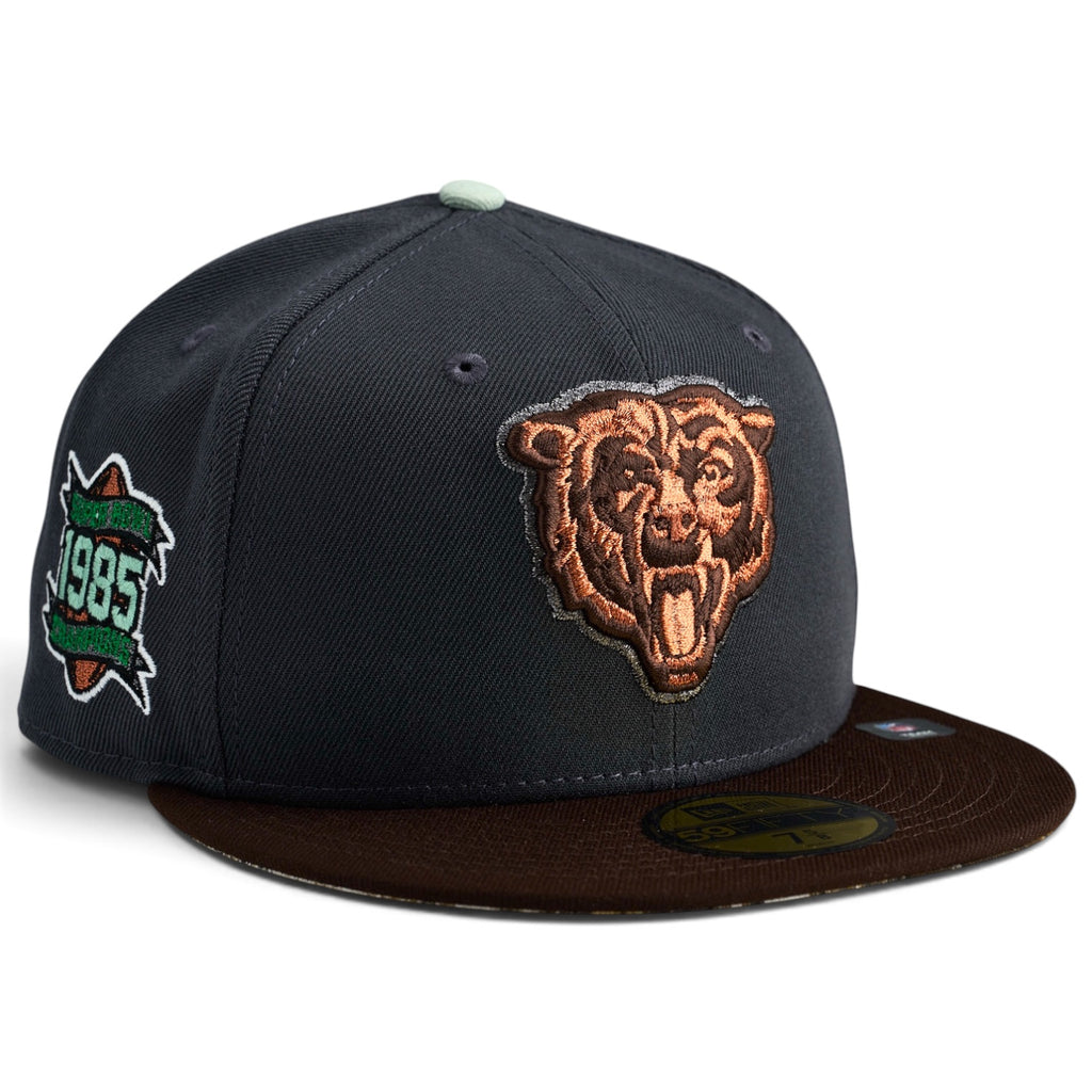 Chicago Bears 🐻 BEAR SZN 🐻  New Era 59Fifity Fitted hat - Graphite / Burntwood