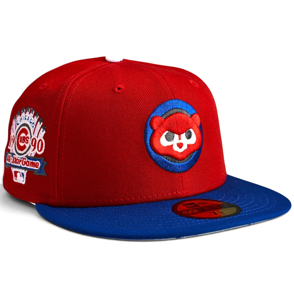 Chicago Cubs 🕸️🕷️FRIENDLY NEIGHBOR 🕷️🕸️ New Era 59Fifity Fitted Hat - Red / Royal