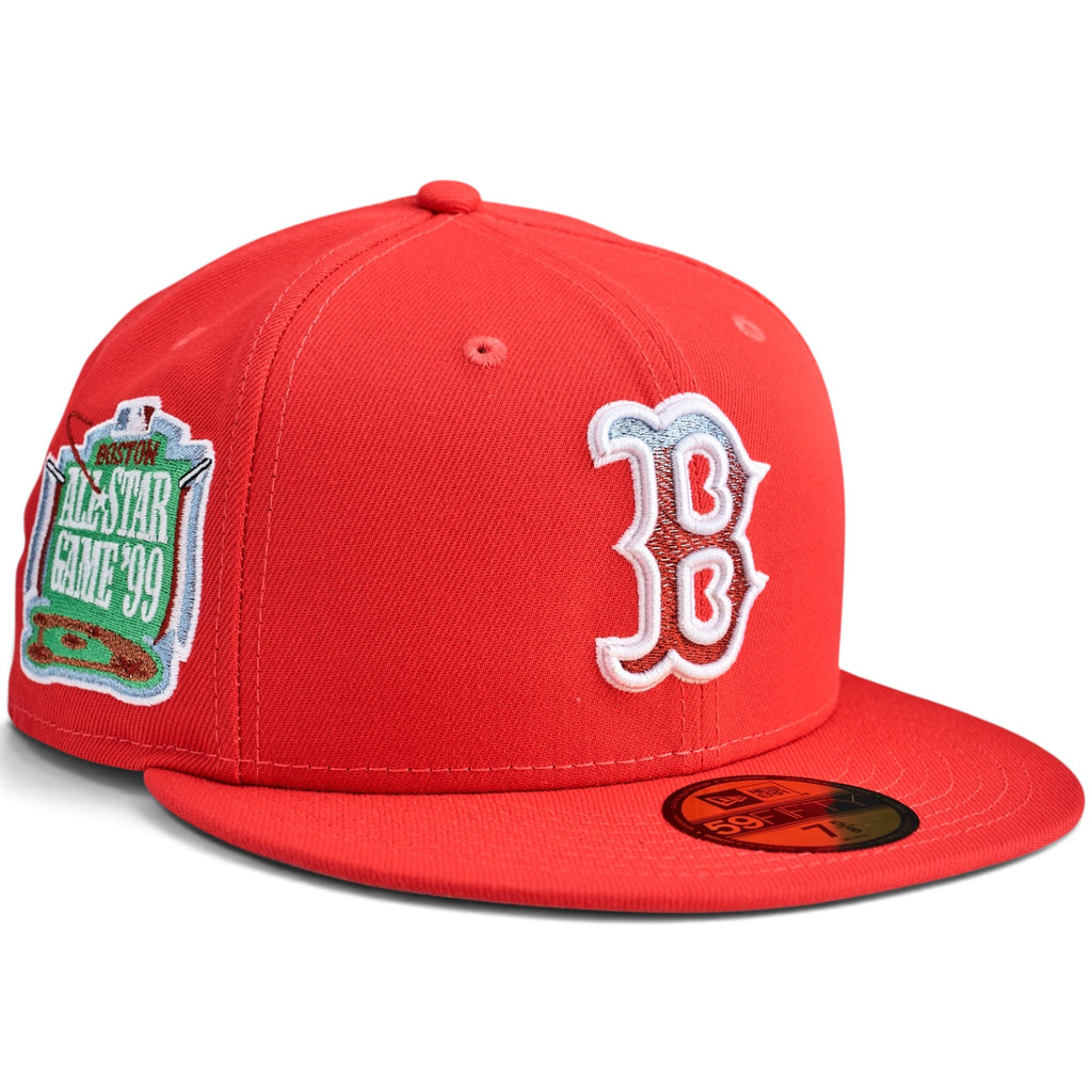 Boston Red Sox "OLD SAN JUAN" 🇵🇷 EL RITMO DE ISLA 🇵🇷  New Era 59Fifity Fitted hat - Coral