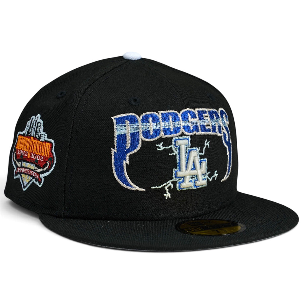 Los Angeles Dodgers 🎸 MASTER OF LIGHTNING ⚡️New Era 59FIfty Fitted Hat - Black