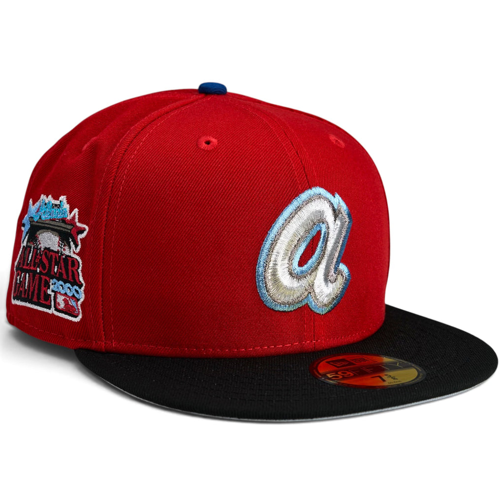 Atlanta Braves “ANTLANTA” New Era 59Fifty Fitted Hat - Red / Black
