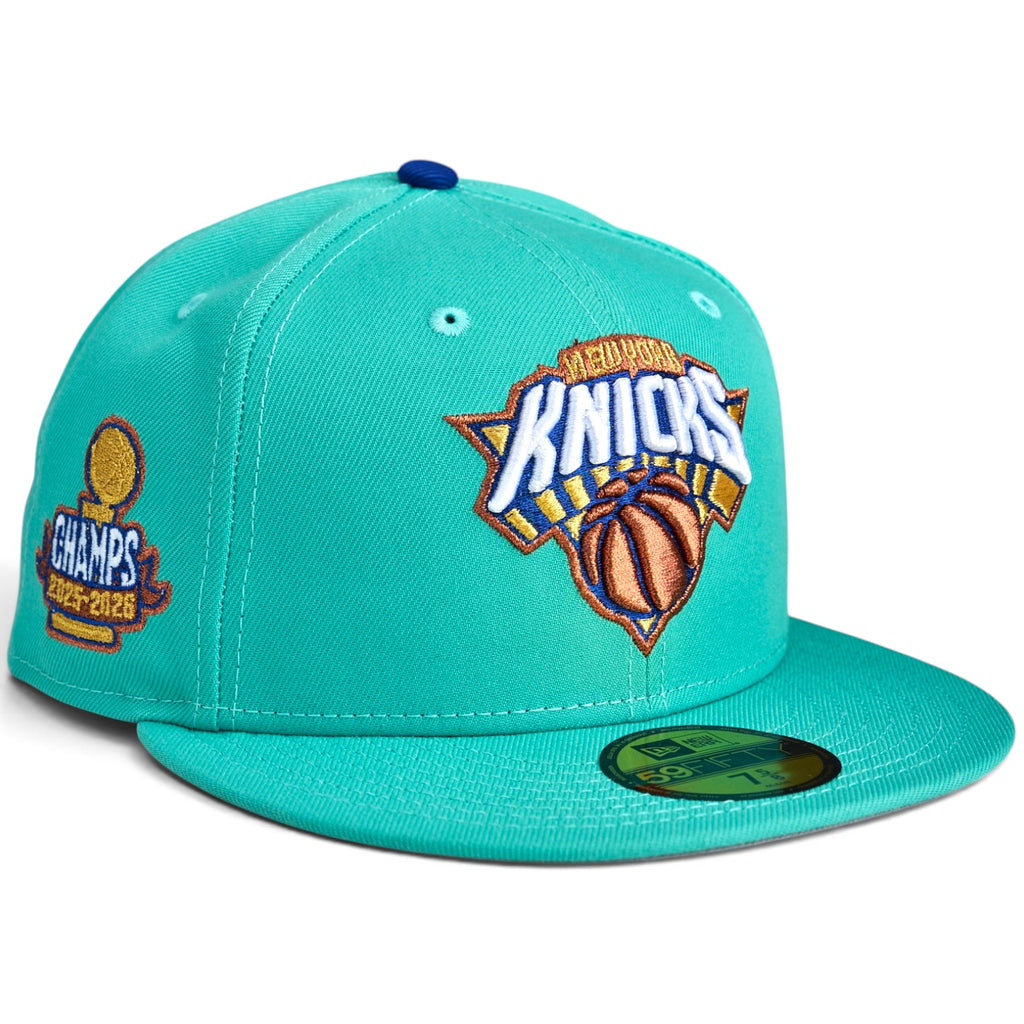 New York Knicks 🗽KING OF NY 🗽 New Era 59Fifty Fitted Hat - Tiffany