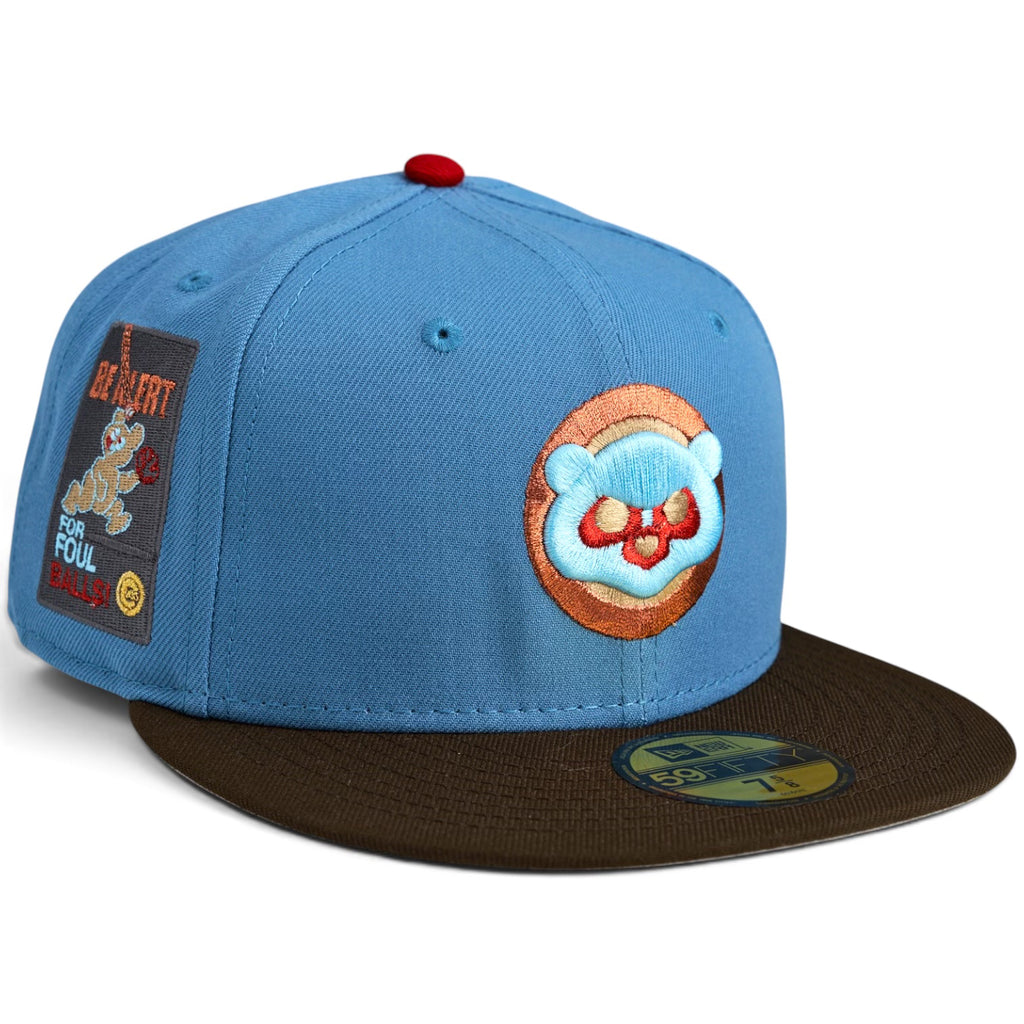 Chicago Cubs “NACHO CUBS” New Era 59Fifty Fitted Hat - Indigo / Burntwood