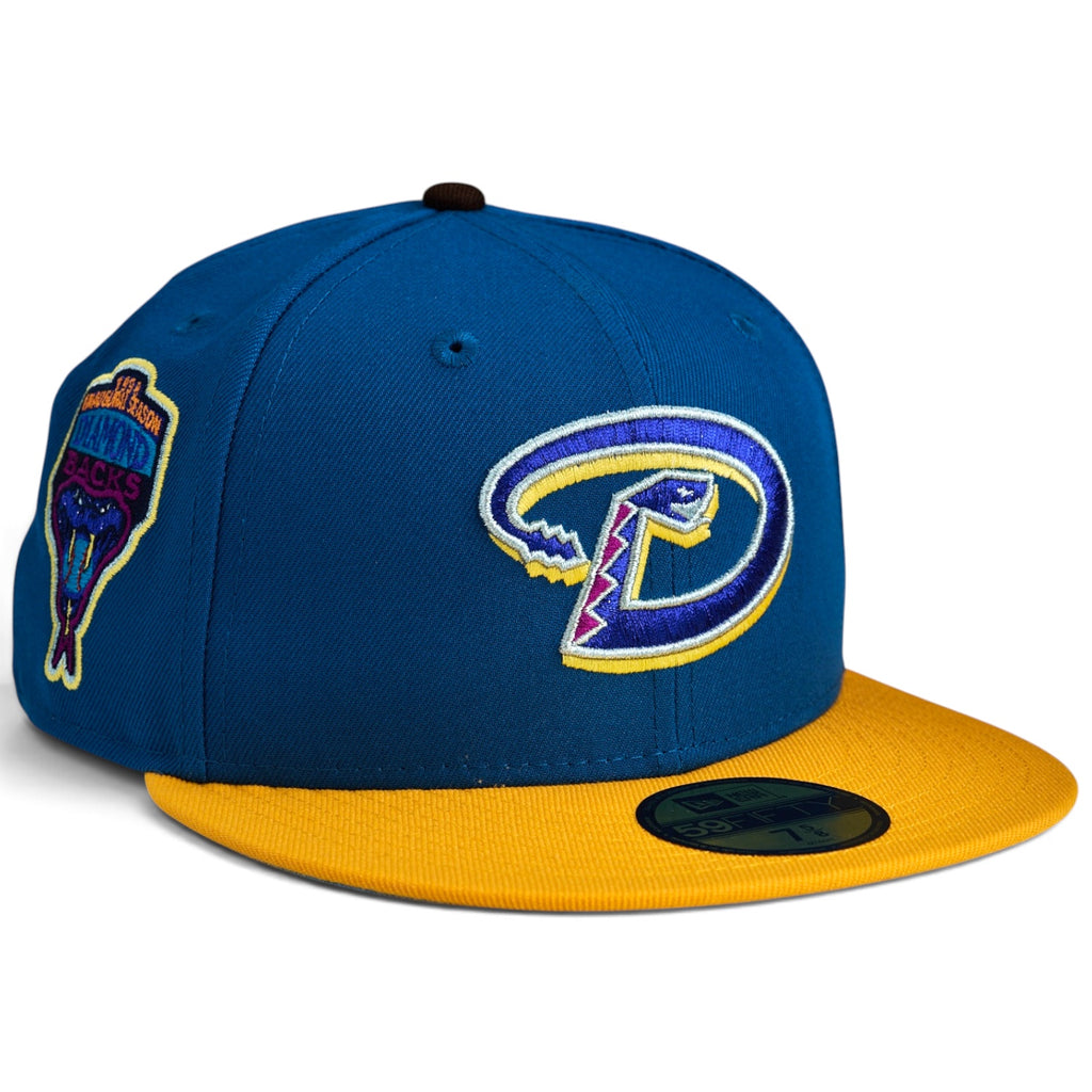 [DORYBACKS] ARIZONA DIAMONDBACKS BLUE/YELLOW 59FIFTY FINDING FITTEDS RAHNNI&FRANCO