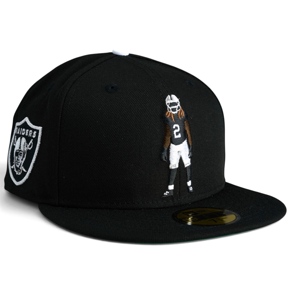 Las Vegas Raiders "DEUCE MYERS" New Era 59FIfty Fitted Hat - Black