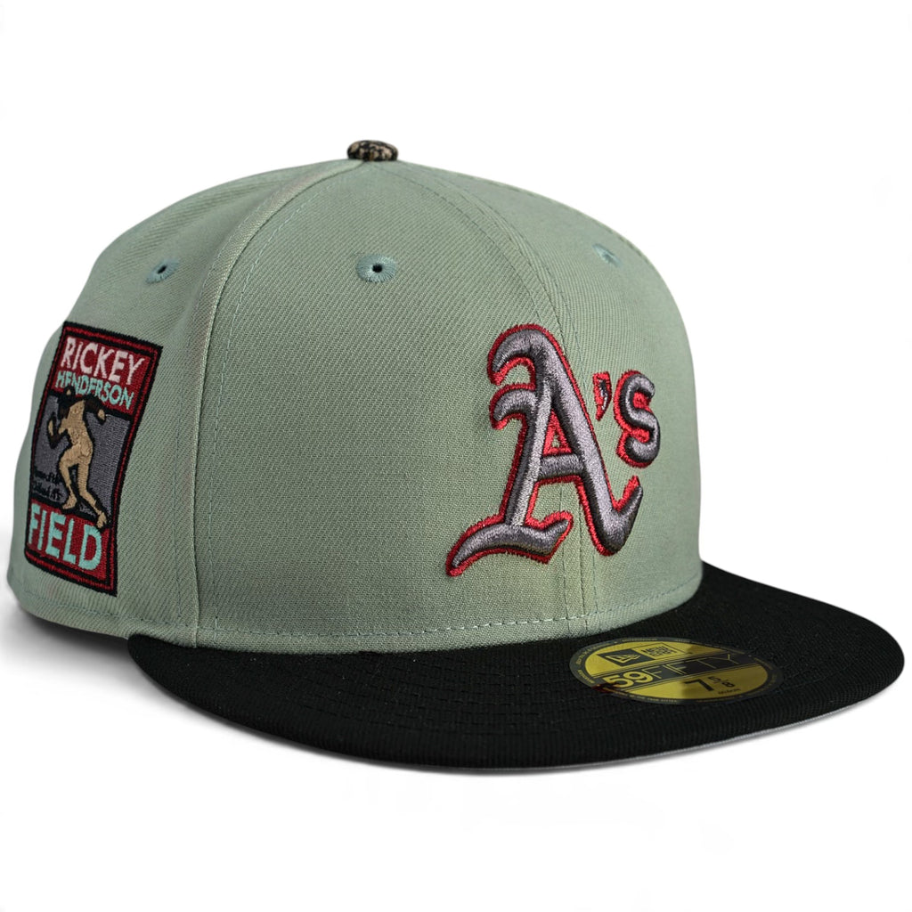 Oakland Athletics “APOCOLYPTO” New Era 59Fifty Fitted Hat - Everest Green / Black