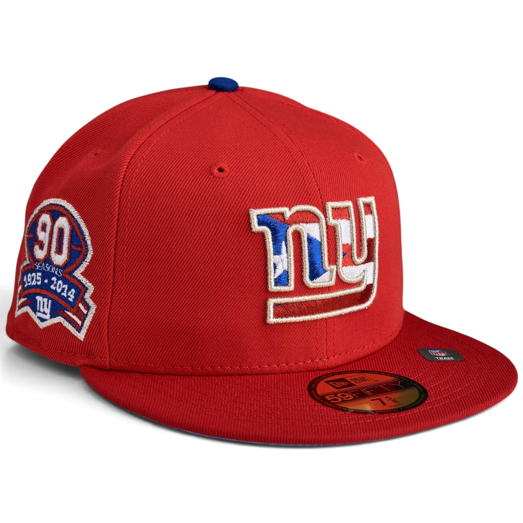 New York Giants "THE SALSA KINGS" New Era 59Fifty Fitted Hat - Red