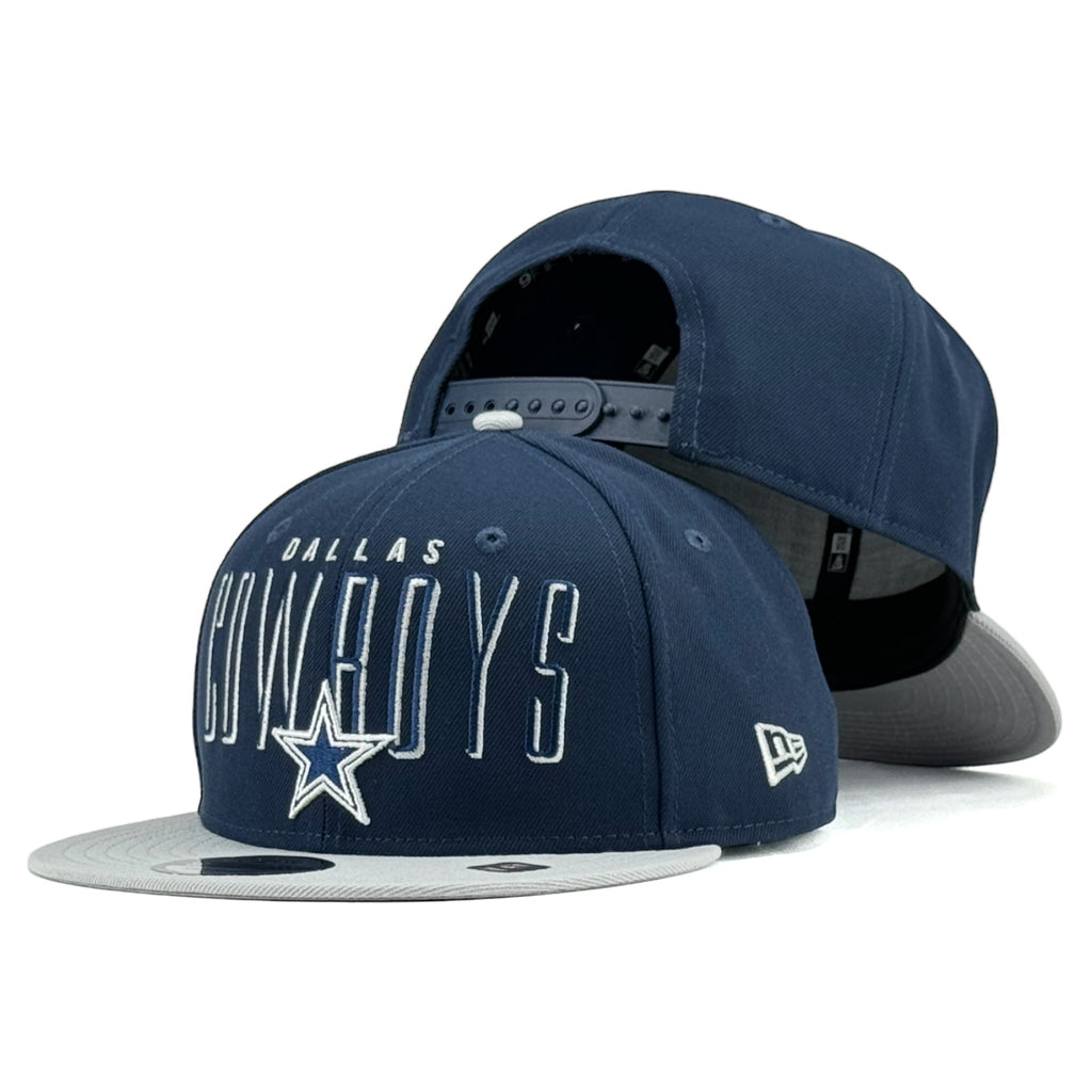 Dallas Cowboys Vintage Script New Era 9Fifty Snapback - Navy