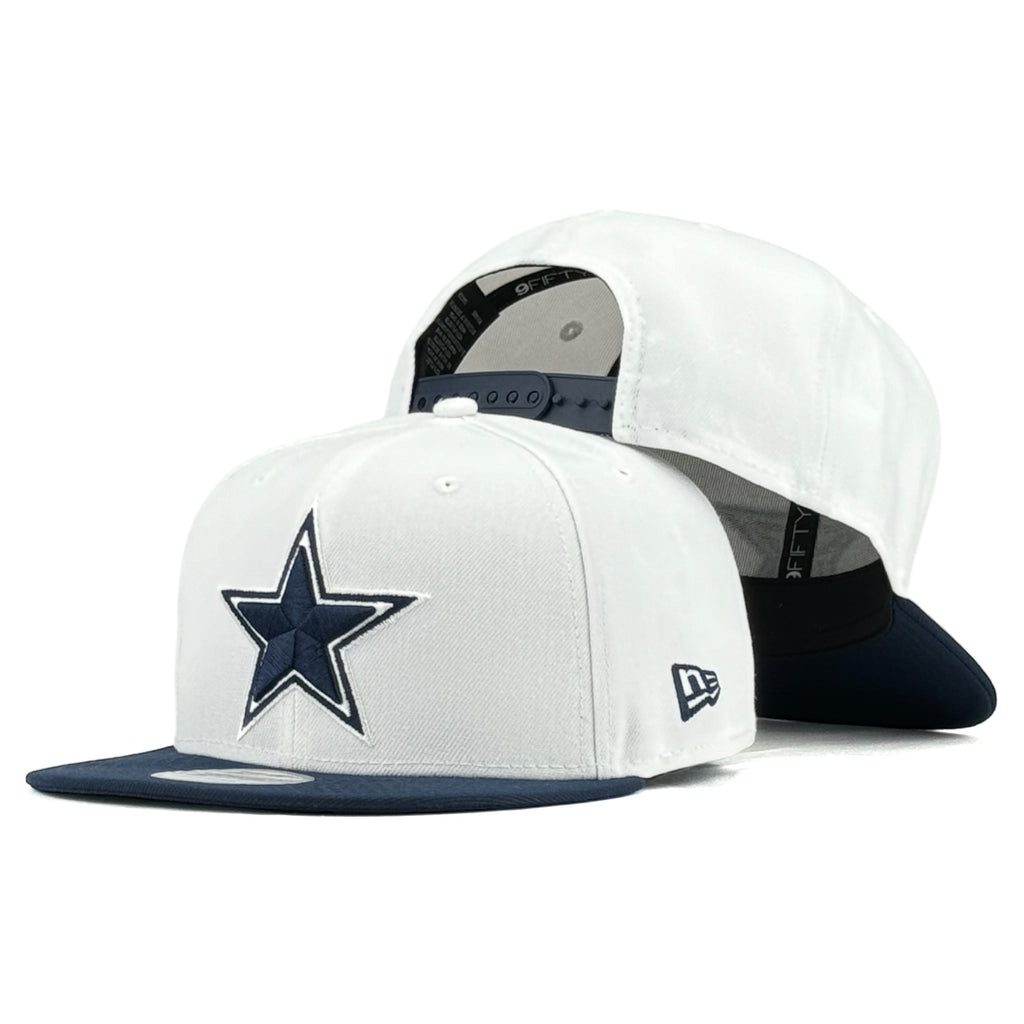 Dallas Cowboys New Era 9Fifty Snapback - White/Navy