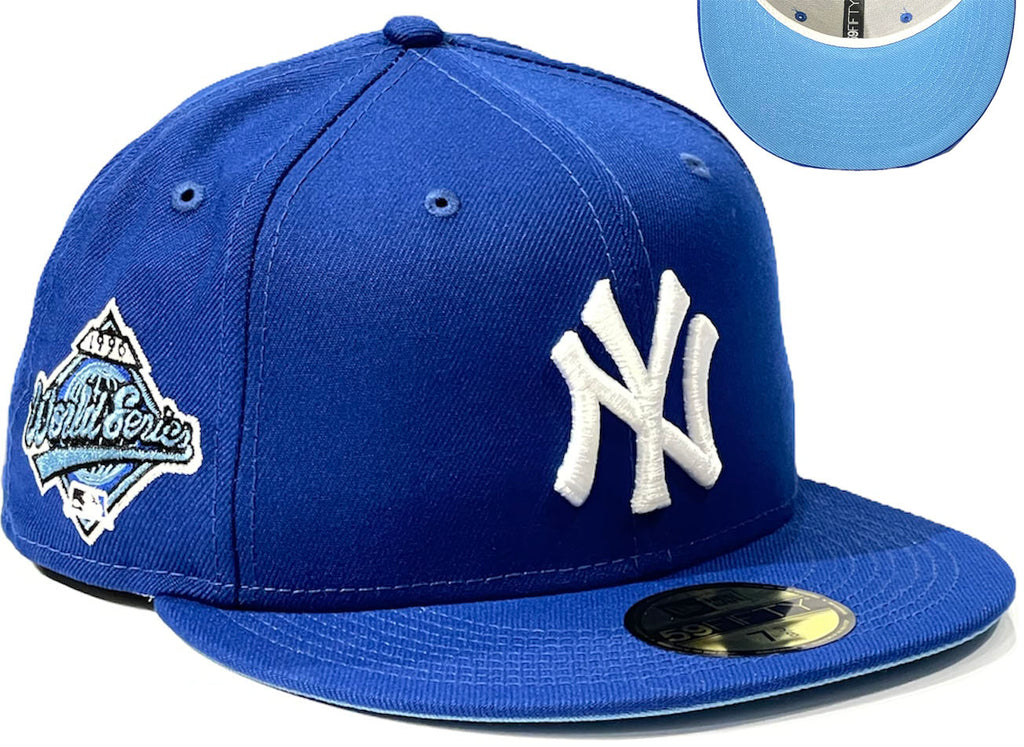New York Yankees Royal Blue 1996 World Series Side Patch New Era 59Fifty Fitted Hat