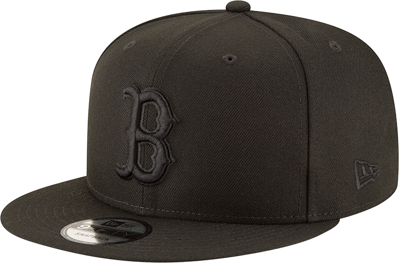 Boston Red Sox Black on Black New Era 9Fifty Snapback Cap