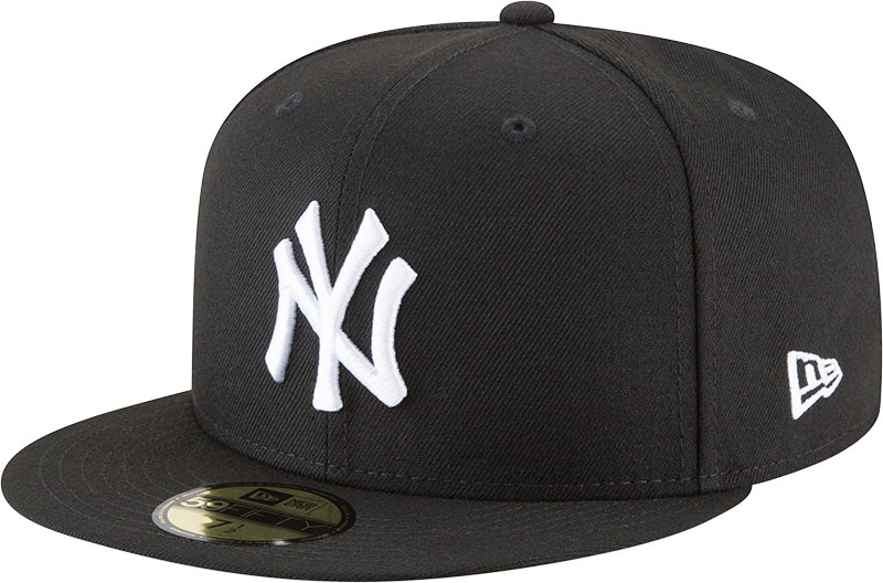 New York Yankees Black And White 59Fifty Fitted Hat