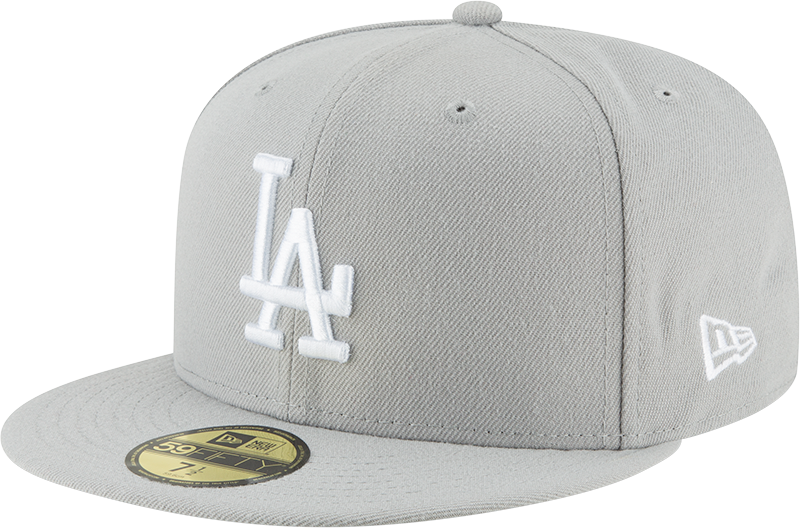 Los Angeles Dodgers Grey New Era 59Fifty Fitted Cap