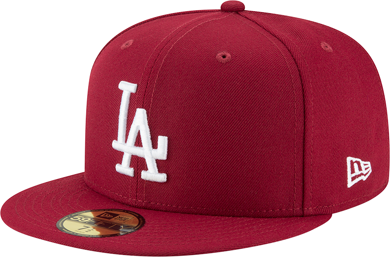 Los Angeles Dodgers Cardinal New Era 59Fifty Fitted Cap