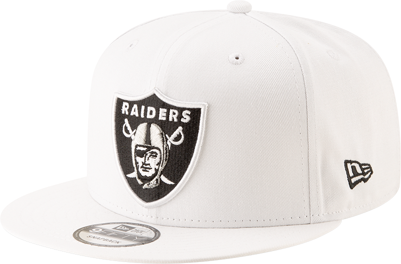 Las Vegas Raiders Basic New Era 59Fifty Snapback - White