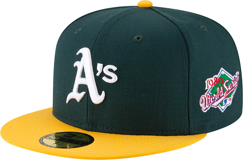 Oakland Athletics 1989 World Series Side Patch New Era 59Fifty Fitted Cap