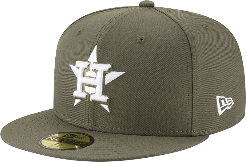 Houston Astros Olive New Era 59Fifty Fitted Cap