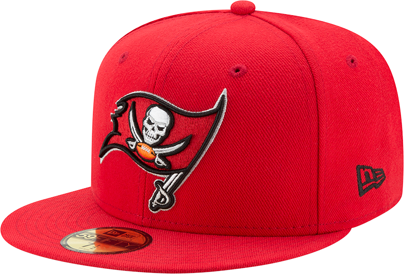 Tampa Bay Buccaneers Basic New Era 59FIFTY Fitted Hat - Red
