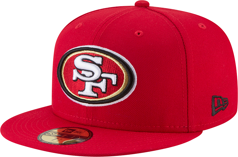 San Francisco 49ers Basic New Era 59FIFTY Fitted Hat - Red
