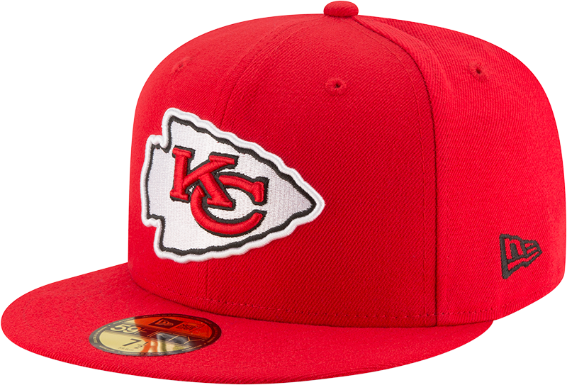 Kansas City Chiefs Basic New Era 59FIFTY Fitted Hat - Red