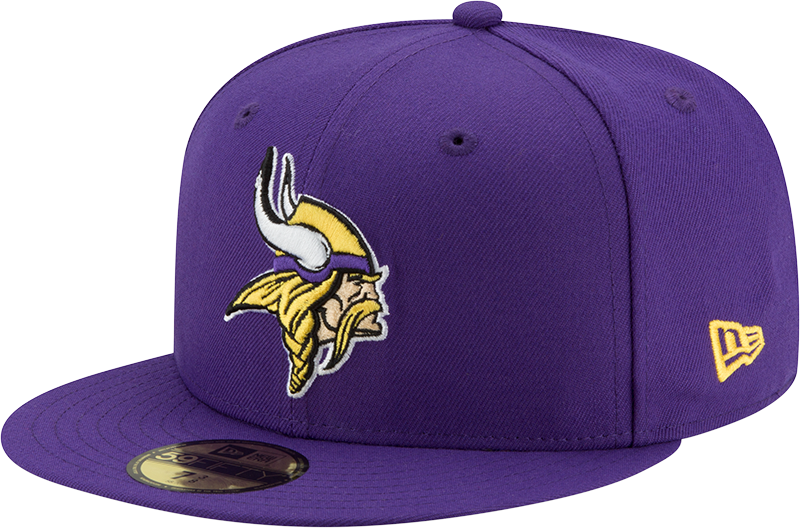 Minnesota Vikings Basic New Era 59FIFTY Fitted Hat - Purple