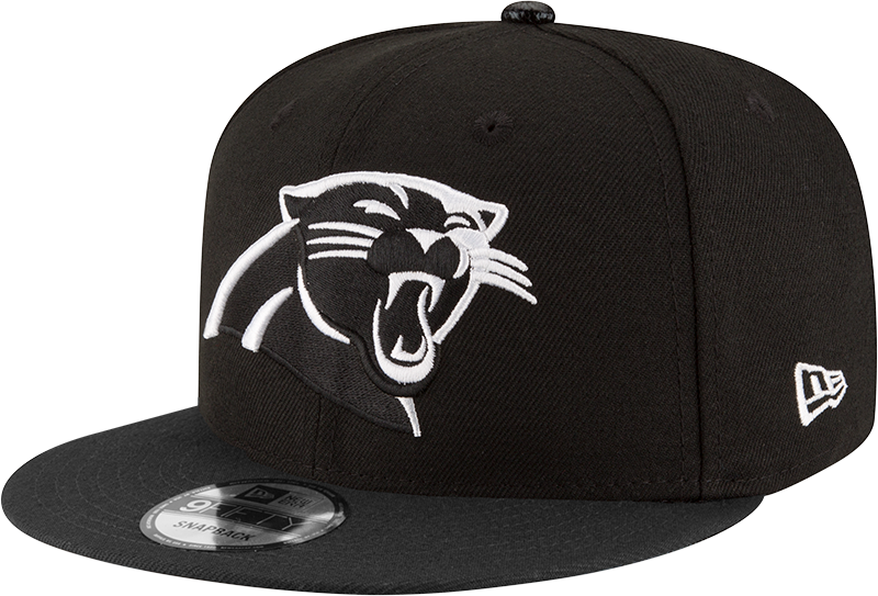 Carolina Panthers Black and White 59Fifty Snapback