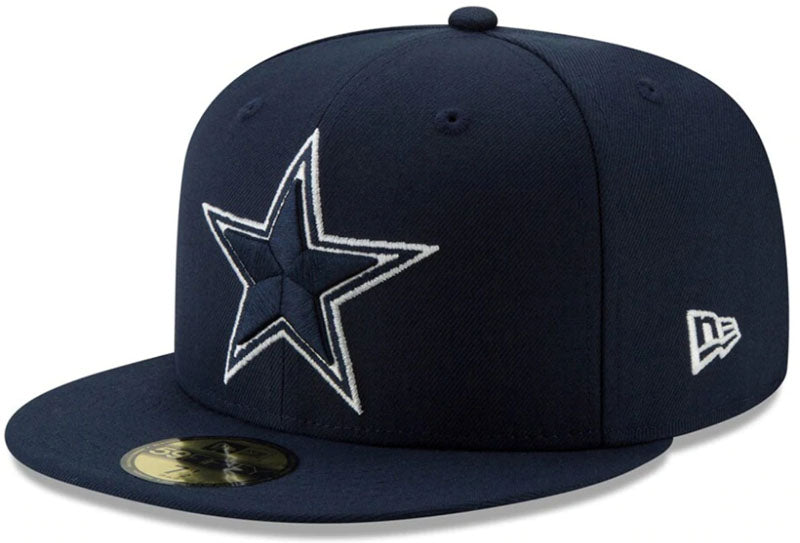 Dallas Cowboys Basic New Era 59FIFTY Fitted Hat - Navy