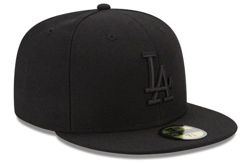 Los Angeles Dodgers Black on Black New Era 59Fifty Fitted Hat – Prociety