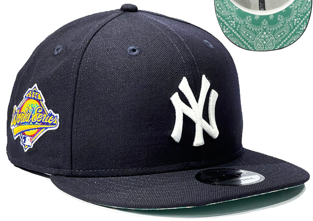 New York Yankees Paisley Under New Era 9Fifty Snapback Hat Green Paisley Undervisor