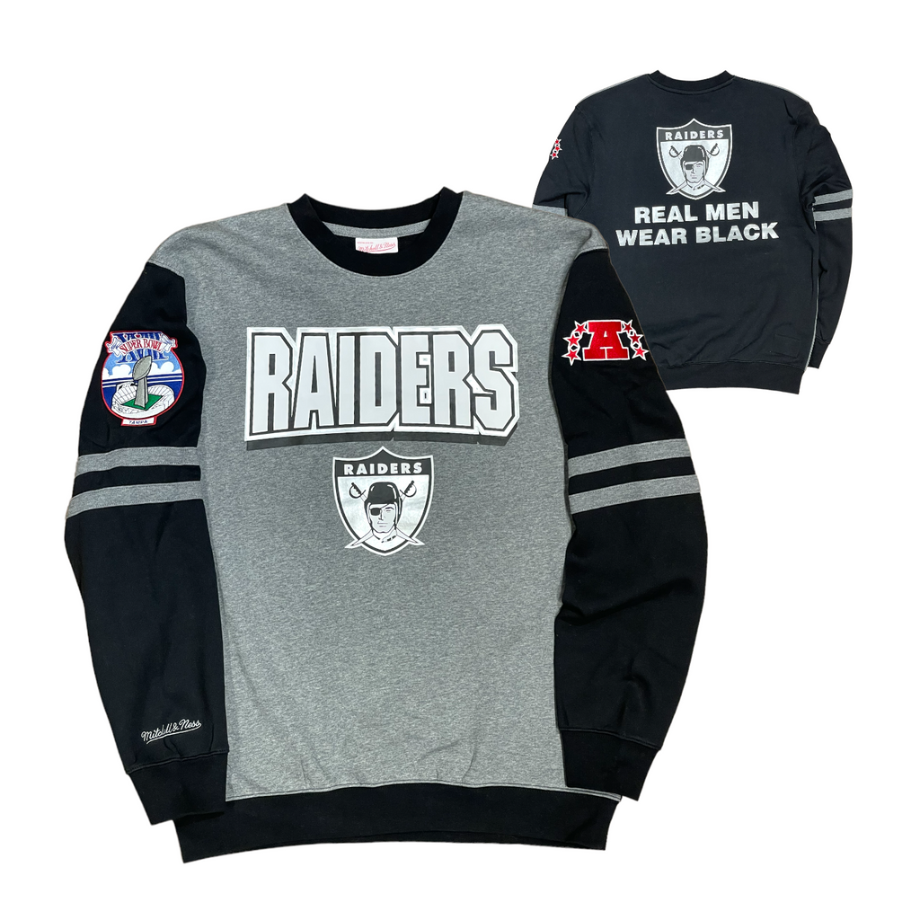 Las Vegas Raiders "All Over 2.0" Mitchell & Ness Crew Sweater