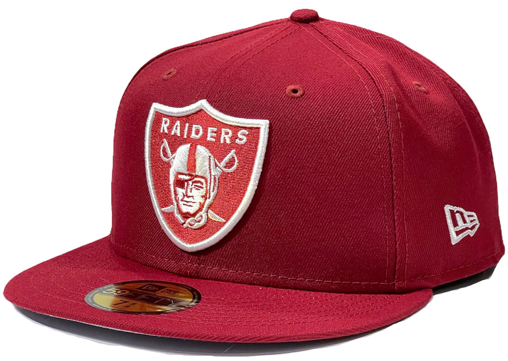 Las Vegas Raiders Cardinal New Era 59Fifty Fitted Hat