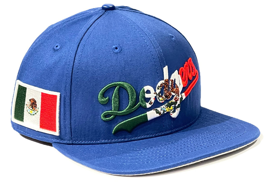 Los Angeles Dodgers Mexico Wordmark Pro Standard Snapback Hat - Royal