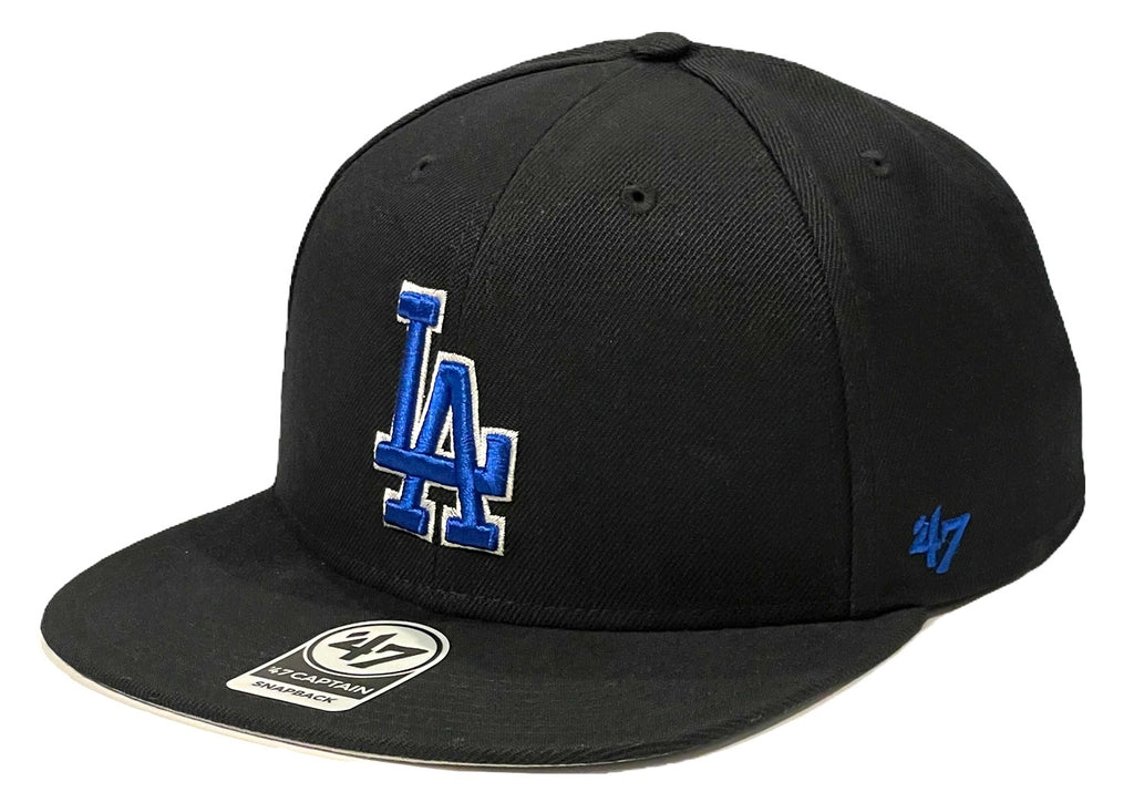 Los Angeles Dodgers 47 Brand No Shot Captain Snapback - Black