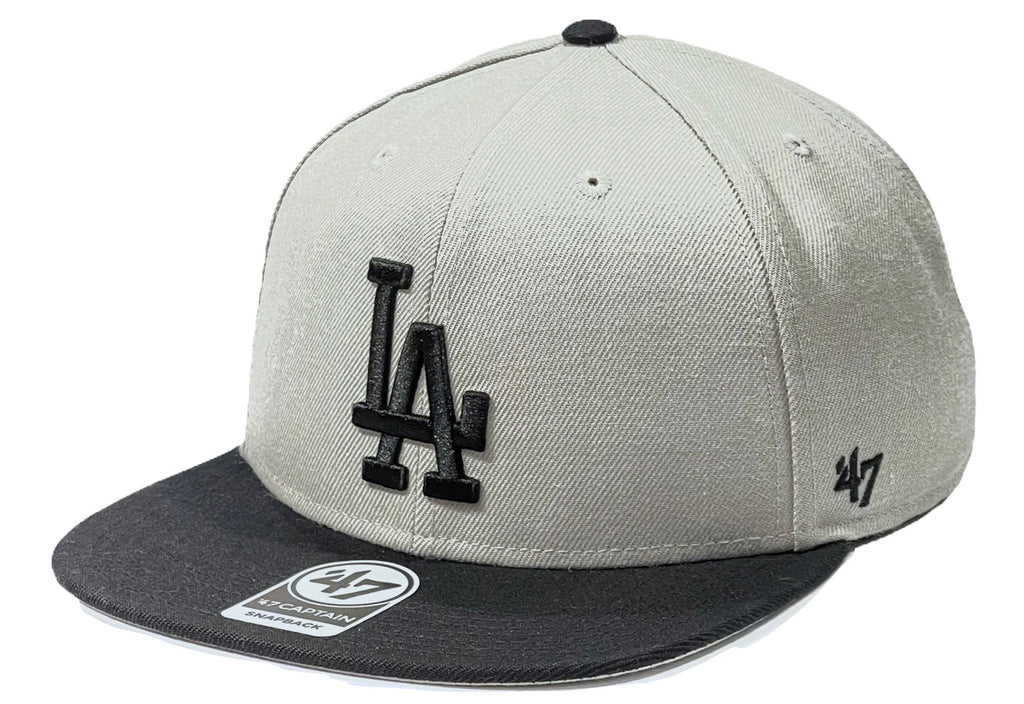 Los Angeles Dodgers 47 Brand No Shot Captain Snapback - Grey Black 2 tone