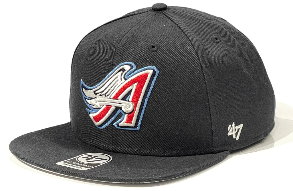 Anaheim Angels 47 Brand No Shot Captain Snapback - Navy