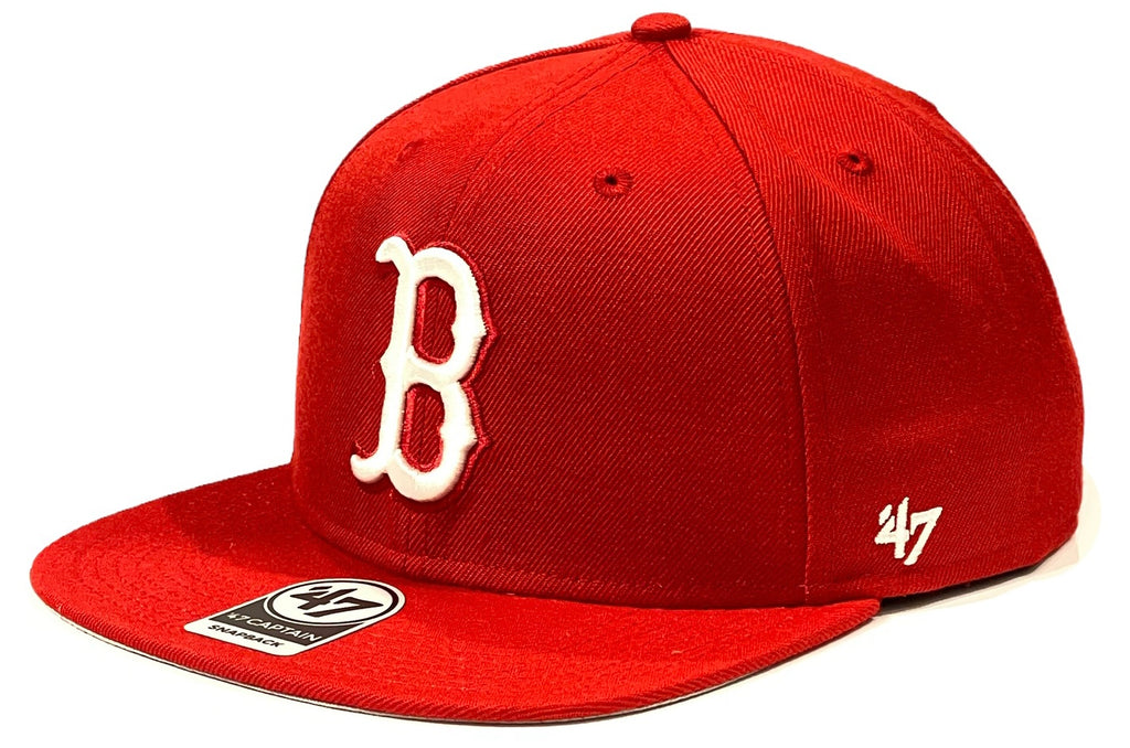 Boston Red Sox 47 Brand No Shot Captain Snapback - Red