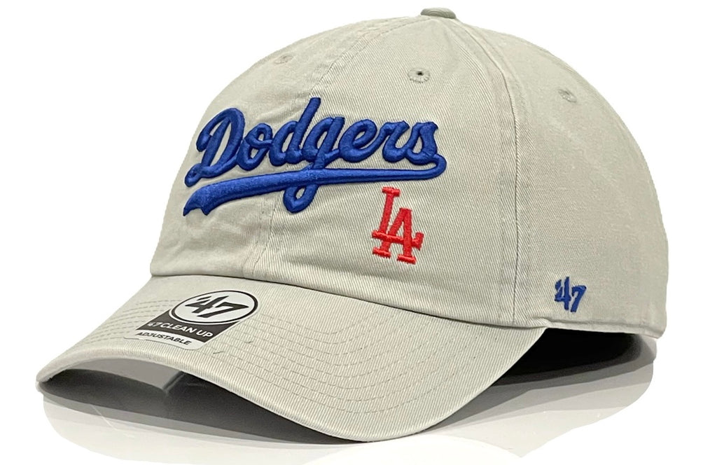 Los Angeles Dodgers Pregame 47 Brand Clean Up Cap - Grey