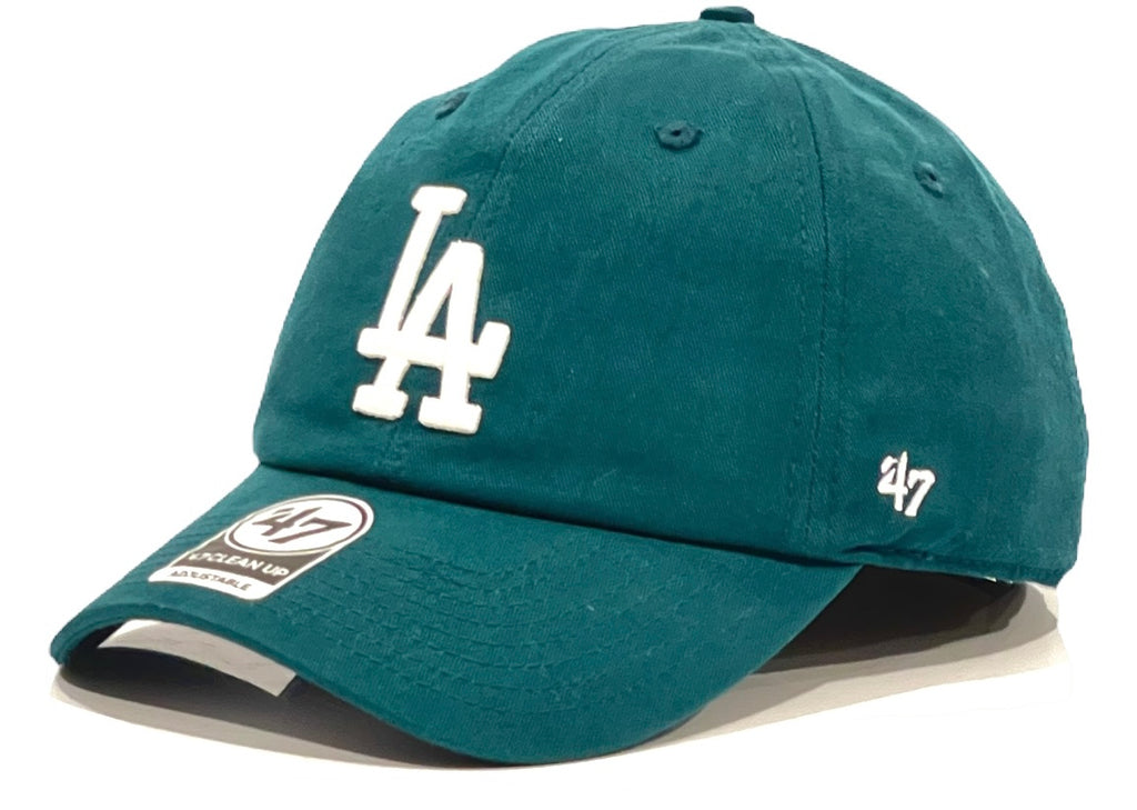 Los Angeles Dodgers 47 Brand Clean Up Cap - Pacific Green