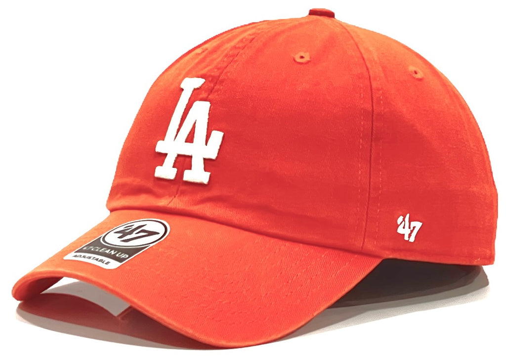 Los Angeles Dodgers 47 Brand Clean Up Cap - Orange