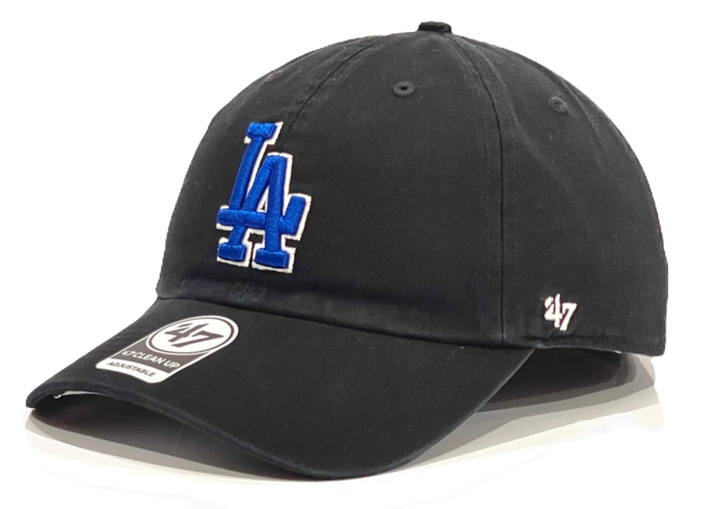 Los Angeles Dodgers 47 Brand Clean Up Cap - Black
