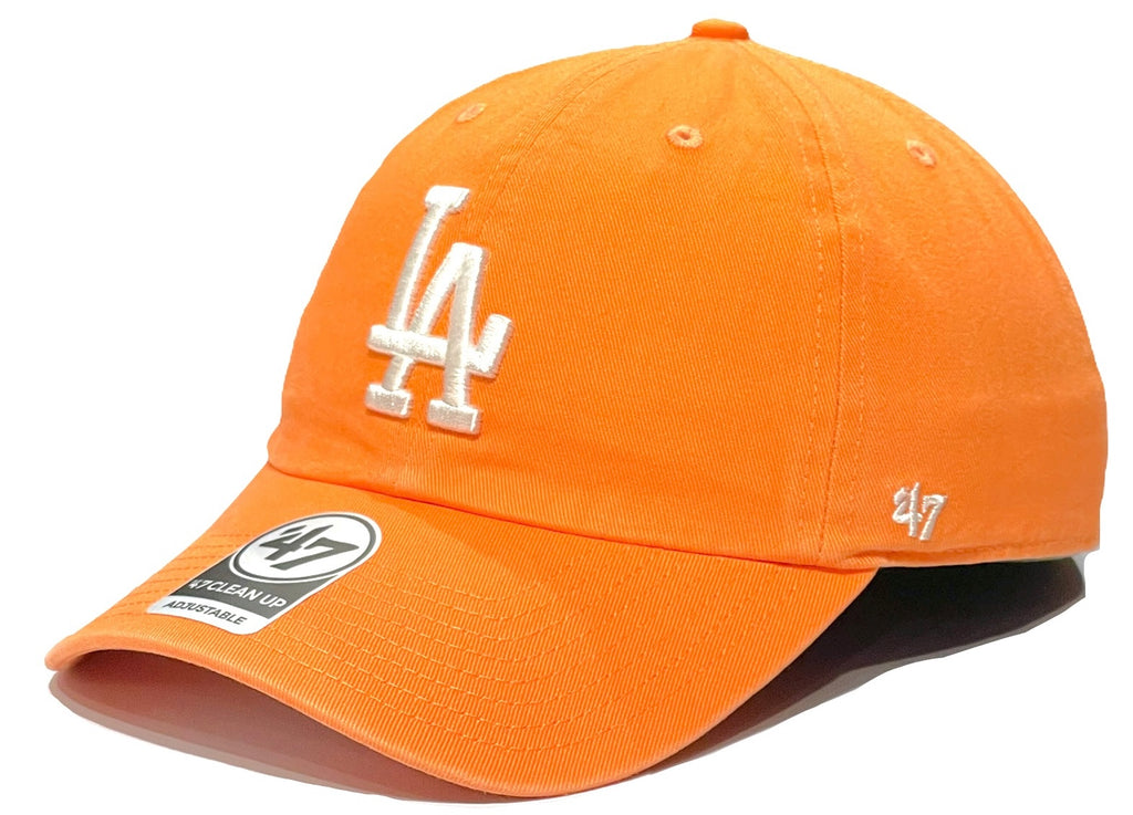 Los Angeles Dodgers 47 Brand Clean Up Cap - Mango
