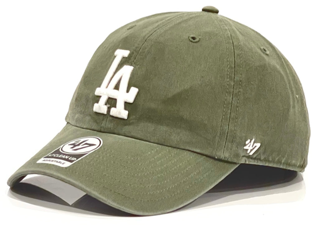 Los Angeles Dodgers 47 Brand Clean Up Cap - Moss Green