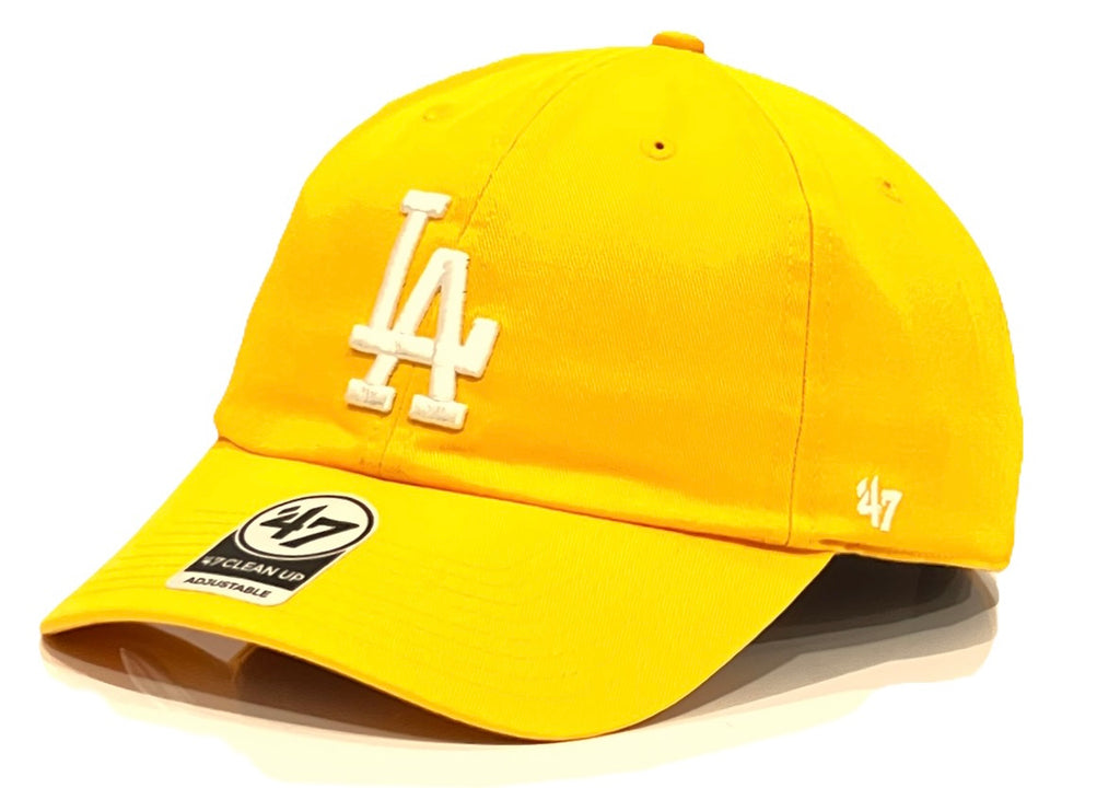 Los Angeles Dodgers 47 Brand Clean Up Cap - Yellow